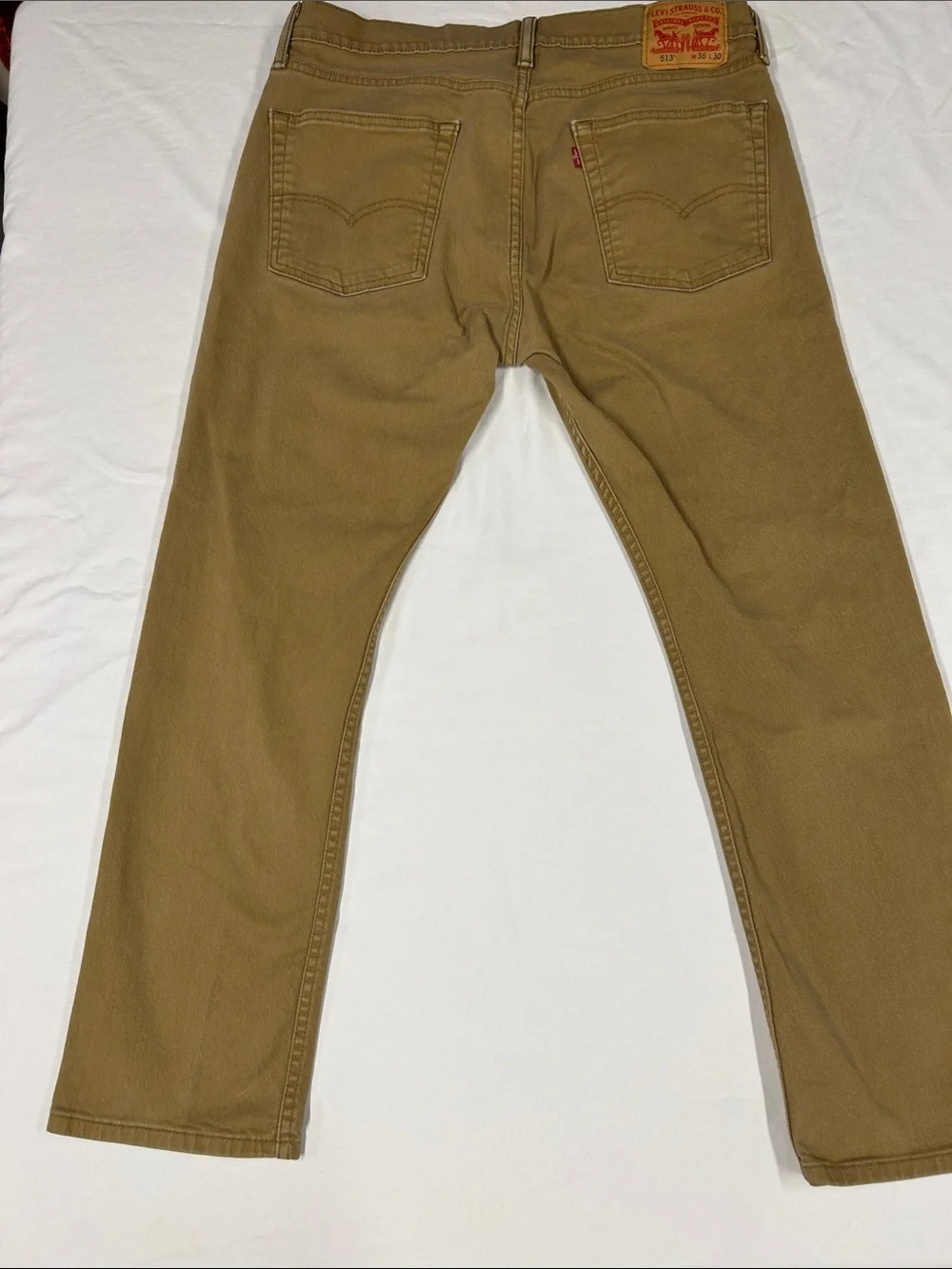 Levi's Slim Straight Jeans in Khaki Brown
